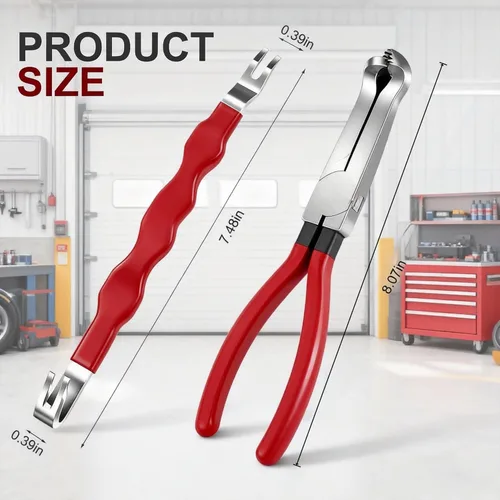 Vista 2 de Herramienta de extracción de conectores eléctricos, herramienta de terminal de cable duradero para reparación automotriz, alicates de desconexión