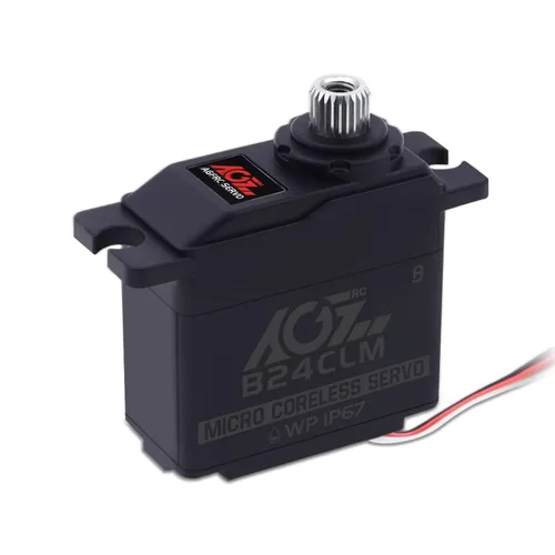 Vista 11 de AGFRC Servomotor de dirección RC Sub-Micro - Caja de metal mejorada con engranaje de titanio 0.072 seg de alta velocidad HV Mini servo para coche RC