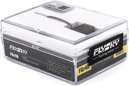 Vista 6 de Flysky FGr4B 2.4G 4CH 3 AFHDS 3 Micro Mini Receptor PWM PPM i-Bus S.Bus i-bus2 Salida para PL18 NB4 Lite RC Coche Barco