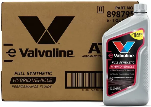 Vista 9 de Valvoline Líquido de transmisión automática sintética completa ATF para vehículos híbridos 1 cuarto de galón