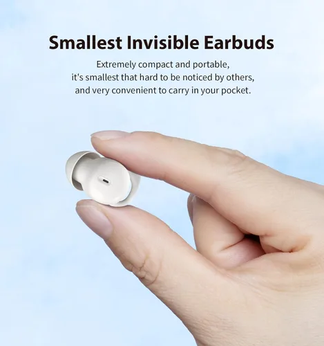 Vista 10 de Auriculares invisibles para dormir, audífonos para dormir de lado