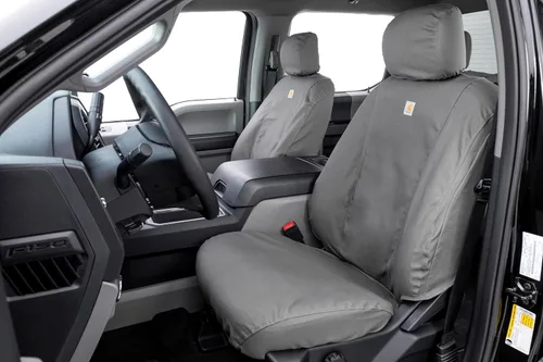Covercraft Polycotton SeatSaver Fundas para Asientos Personalizadas | Compatible con Ford F-150 2019-2020, Ford F-250/F-350/F-450/F-550 2019-2022 |