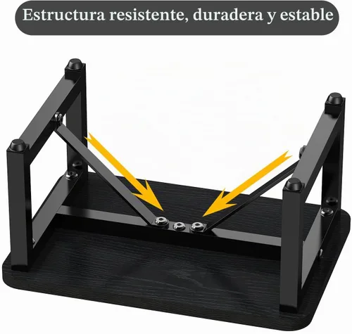 Vista 6 de YAKANJ Taburete Escalón, Taburete Escalón de Madera Resistente para Adultos Niños Pequeños, Taburete de Pie Resistente y Estable para Cocina Baño