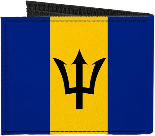 Vista 2 de buckle-down lona portafoliosAccesorio la bandera de Barbados