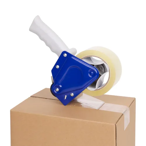 Vista 2 de Yaxa Basics - Rollos de cinta adhesiva para embalaje, 1.88 pulgadas x 72.2 yardas, 1.8 mil de grosor, para envío y mudanza, transparente, paquete