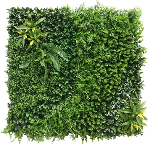 Vista 14 de ECOOPTS Rejilla de privacidad de hiedra sintética, paneles artificiales de boj de 20 x 20 pulgadas, plantas de seto topiario para decoración