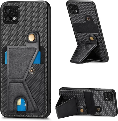 Vista 98 de Funda para Oppo K10x / OnePlus Nord CE 2 Lite 5G Funda para Realme 9 5G / 9 Pro / Q5 / V25 Funda de piel sintética con ranuras para tarjetas