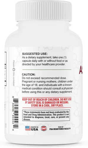 Vista 6 de TerraForm Nutrition Suplemento de astaxantina de 24 mg con licopeno 50 mg - Complejo antioxidante de doble espectro de dosis alta - Astaxantina