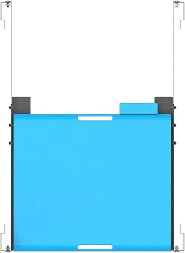 Vista 3 de Rieles universales de montaje en rack de 1U - Riel de estante de servidor de 4 postes de 16 a 29 pulgadas de profundidad ajustable para APC HP IBM