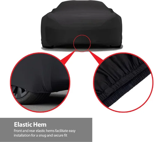 Vista 2 de DaShield SoftTec - Funda de satén para interior para Shelby AC Cobra Roadster, ajuste semipersonalizado, elástica, flexible, de lujo, protección