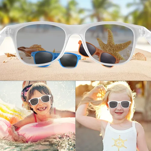 Vista 36 de FEPITO Gafas de sol de fiesta para niños a granel para suministros de fiesta de cumpleaños