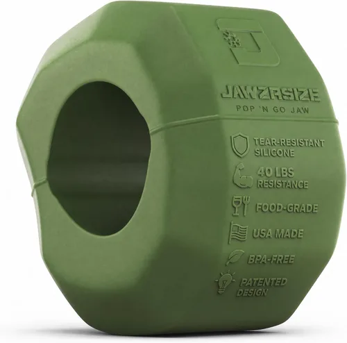 Jawzrsize Pop 'N Go - Ejercitador de mandíbula, cara y cuello, define tu mandíbula, adelgaza y tonifica tu cara, luce más joven y saludable, ayuda a