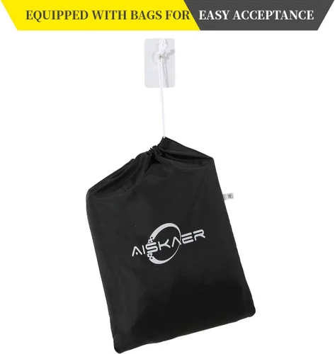 Vista 7 de Aiskaer Funda para bicicleta de 2 a 3 bicicletas, impermeable, negro, poliéster, resistente, montaña, carretera, bicicletas eléctricas