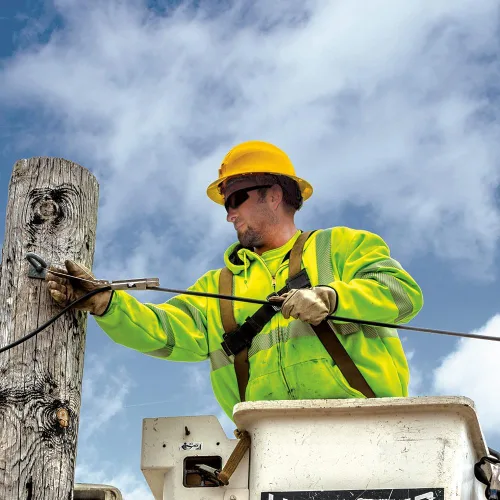 Vista 14 de Klein Tools Sombrero duro, estilo de ala completa sin ventilación, acolchado, auto-absorbente y resistente al olor