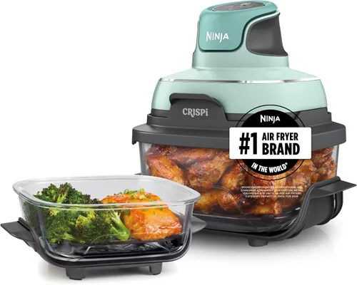 Vista 22 de Ninja Freidora de aire de vidrio Crispi, 4 en 1, gris, FN101GY