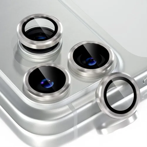 Vista 43 de Choiche Compatible para iPhone 16 Pro/iPhone 16 Pro Max Protector de Lente de Cámara, Vidrio Templado 9H Protector de Pantalla de Cubierta de Cámara