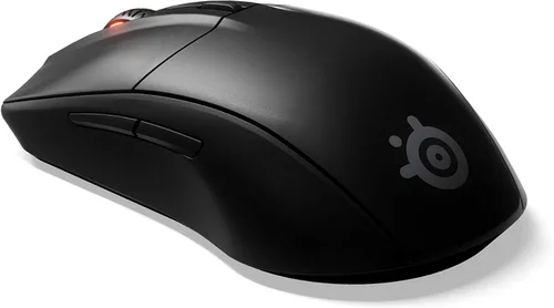 Vista 2 de SteelSeries Rival 3 mouse inalámbrico para videojuegos, más de 400horas de batería, conexión inalámbrica dual, 2.4GHz y Bluetooth 5.0, 60millones