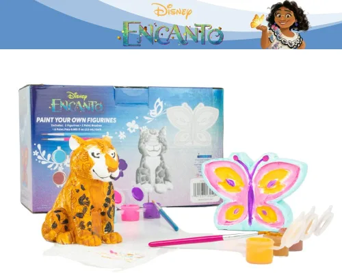 Vista 6 de Disney Encanto DIY Pinta tus propias figuritas Artes y Manualidades Set para Niñas