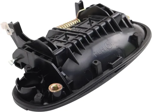 Vista 6 de TRQ Manija de puerta exterior delantera izquierda para el lado del conductor, color negro, compatible con Ford Focus 2008-2011