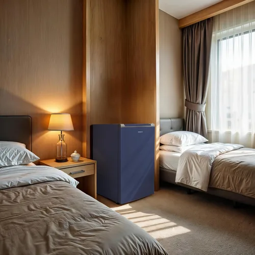 Vista 11 de Frigidaire Mini refrigerador, compartimento compacto para congelador, control de termostato ajustable, puerta reversible, serie contemporánea, 4.5