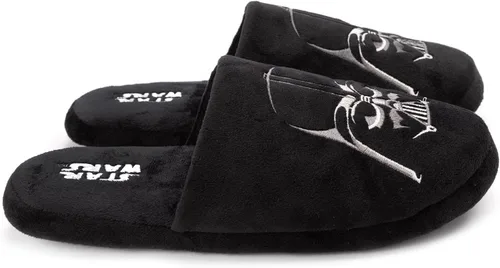 Vista 3 de STAR WARS Zapatillas de hombre Darth Vader Dark Side Poliéster House Shoes Negro