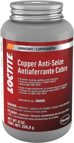 Loctite Lubricante antiagarrotamiento cobre, para aplicar con pincel - 8 oz.