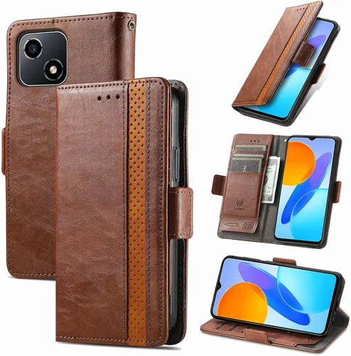 Vista 179 de Funda para Samsung Galaxy Z Fold3 5G, funda para Samsung Galaxy Z Fold 3 5G Funda de piel sintética con ranuras para tarjetas Flip Stand Funda Negro