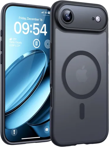 Vista 23 de TOCOL Funda para iPhone 11, compatible con Magsafe, protección completa de cámara, imanes integrados, protección contra caídas, funda translúcida