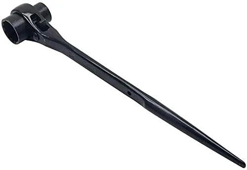 Llave hexagonal de trinquete para andamio, llave de cola puntiaguda hexagonal de 0.748 in x 0.827 in, 1 unidad