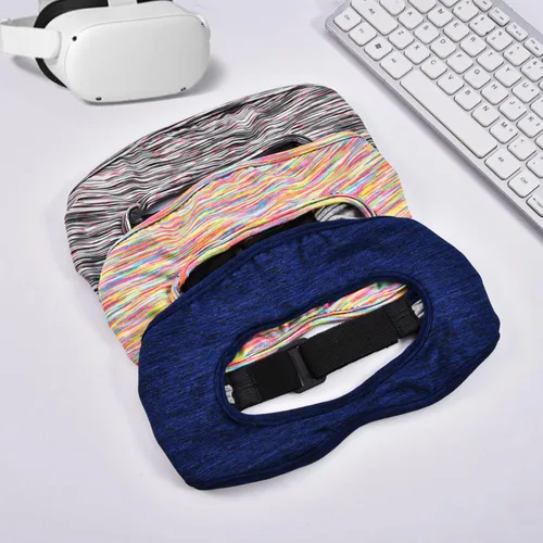 Vista 7 de VISOOM Sweat Guard for Oculus Quest 2 - VR Eye Mask Cover Oculus Quest 2 Accessories with Adjustable Size, Breathable, Reusable Oculus Sweat Face