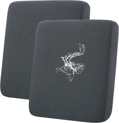 Vista 25 de hyha - Fundas de cojín impermeables para sofá modular, fundas de cojín de sofá en forma de L, tela jacquard gruesa, funda de diván con parte Beige