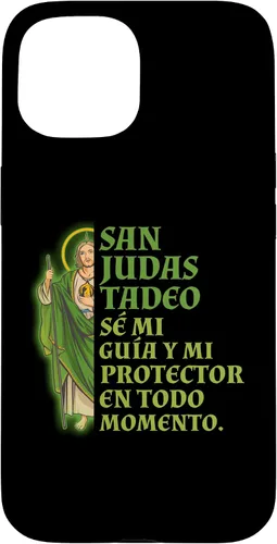 Vista 6 de Funda protectora para iPhone 16 San Judas Tadeo Sé Mi Guía Y