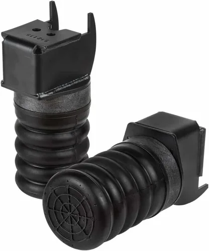 SuperSprings SSR-117-47 SumoSprings negros traseros izquierdo y derecho se ajustan al F150 4x4 2009 2020 | Reduce el hundimiento trasero, disminuye
