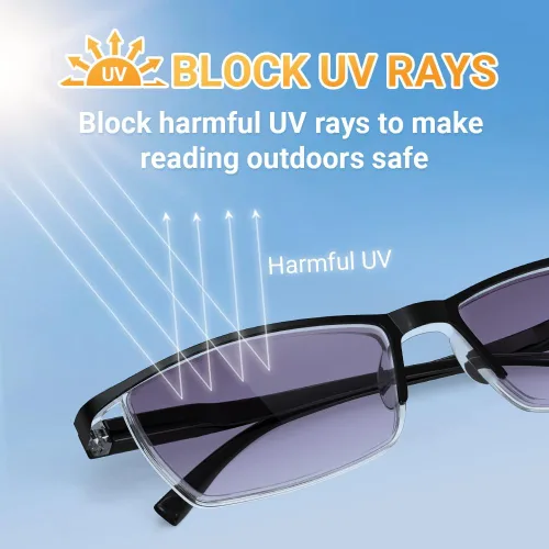 Vista 3 de TERAISE Gafas de Lectura Anti-luz Azul de Moda para Hombres y Mujeres Lector de Computadora