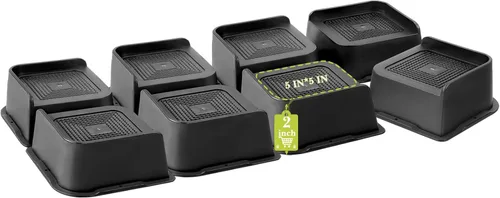 Vista 25 de Elevadores de Cama de 2 pulgadas, 3 pulgadas, 4 pulgadas, 6 pulgadas, 8 pulgadas de Servicio Pesado, Elevador de Muebles de Gran Tamaño para Sofá