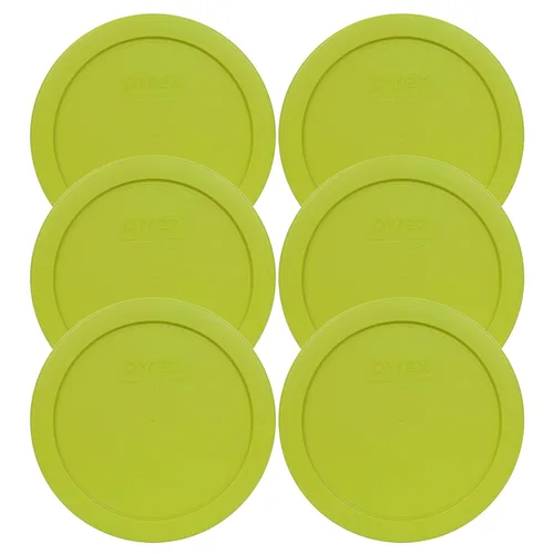 Vista 11 de Pyrex 7201-PC - Tapas de plástico para almacenamiento de alimentos de 4 tazas, color azul oscuro, hechas en EE. UU. - Paquete de 3