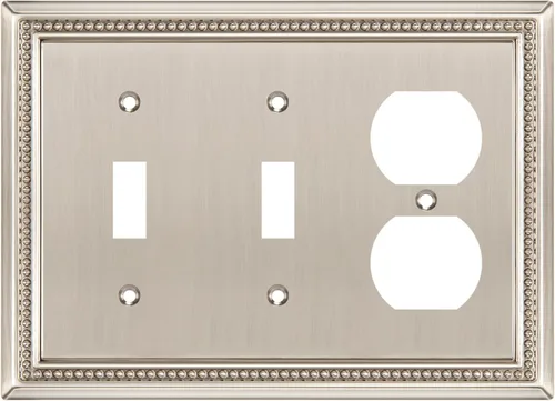 Vista 99 de Henne Bery Sunken Pearls Placa de Pared Decorativa de Servicio Pesado Placa de Interruptor Cubierta de Tomacorriente