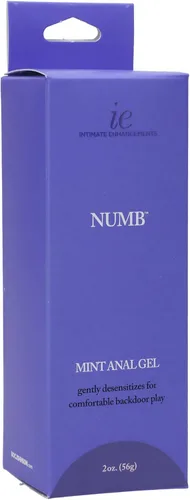 Vista 2 de Doc Johnson Mejoras íntimas - Numb - Gel anal de menta - Desnsitiza suavemente para un juego cómodo en la puerta trasera - 2 oz (56g)