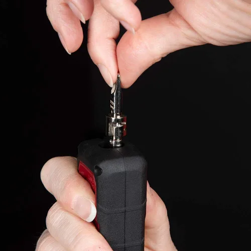 Vista 8 de Klein Tools VDV427-300 Herramienta de perforación de impacto con hoja 66/110, conexiones de cable CAT confiables, fuerza ajustable, incluye púa