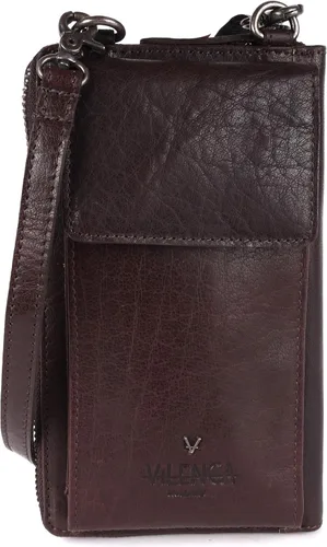 Vista 7 de Bolsos cruzados de cuero genuino pequeños para mujer monedero del teléfono celular, moda casual con correa ajustable Negro