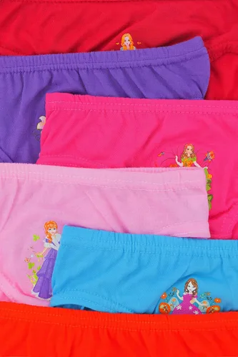 Vista 7 de ToBeInStyle Paquete de 6 bragas de bikini de algodón clásicas coloridas y cómodas