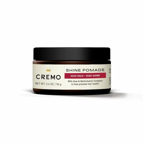 Vista 6 de Cremo Pomada de brillo de peluquería para hombres, pomada de brillo de calidad de barbero prémium para peinado, 3.4 onzas