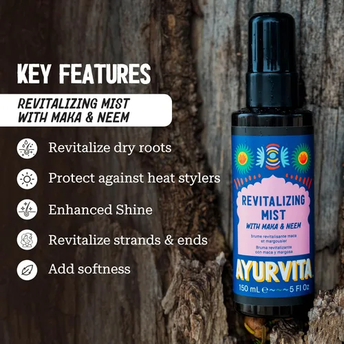 Vista 3 de Spray protector de calor desenredante para el cabello para el cuidado del cabello revitalizante y voluminizante, para el control del encrespamiento