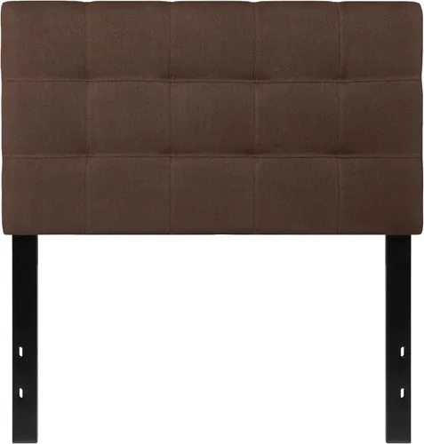 Vista 39 de Flash Furniture Bedford - Cabecero tapizado con capitoné de puntada de caja para cama individual en tela beige