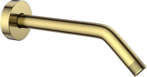 Vista 14 de YASFEL Brazo de Ducha de Oro Cepillado de 6 pulgadas Brazo de Extensión de Ducha Tubo con Brida y Cinta de Teflón para Cabezal de Ducha y Cabezal