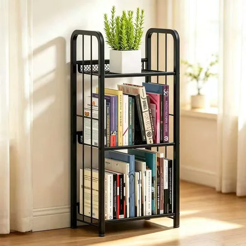 Vista 12 de Estantería de almacenamiento con estante, estuche independiente para sala de estar, dormitorio, cocina, resistente al óxido, fácil de montar