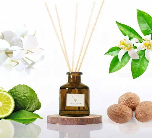 Vista 12 de PRISTINE Casa Particular/Inspired by Wyndham - Difusor de varillas para el hogar Rica mezcla de hojas de tabaco, juego de difusor de caña