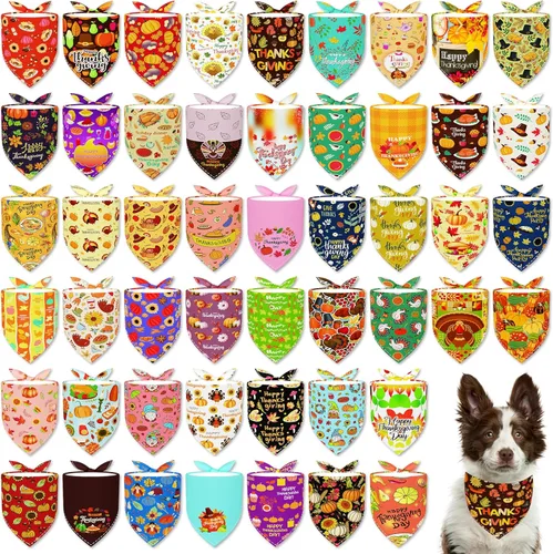 Vista 34 de 50 pañuelos para perro para el día del padre, extra grandes, extra grandes, XL, XXL, triangular, bufandas para la cabeza, orillo, costura de borde