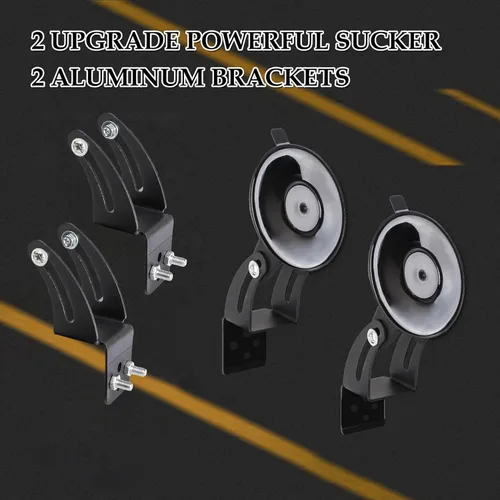 Vista 7 de Barra de Luz de Asesor de Tráfico de 32 Pulgadas, Advertencia de Emergencia, Luces LED Estroboscópicas, 13 Patrones de Intermitencia, Montaje