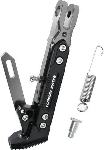 Vista 18 de Soporte de patas de motocicleta universal, accesorios de soporte de patas de motocicleta modificado CNC de aleación de aluminio, soporte de trípode